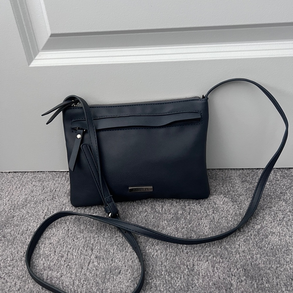 Roots 73 Grey Blue Crossbody Bag - Picture 2 of 4